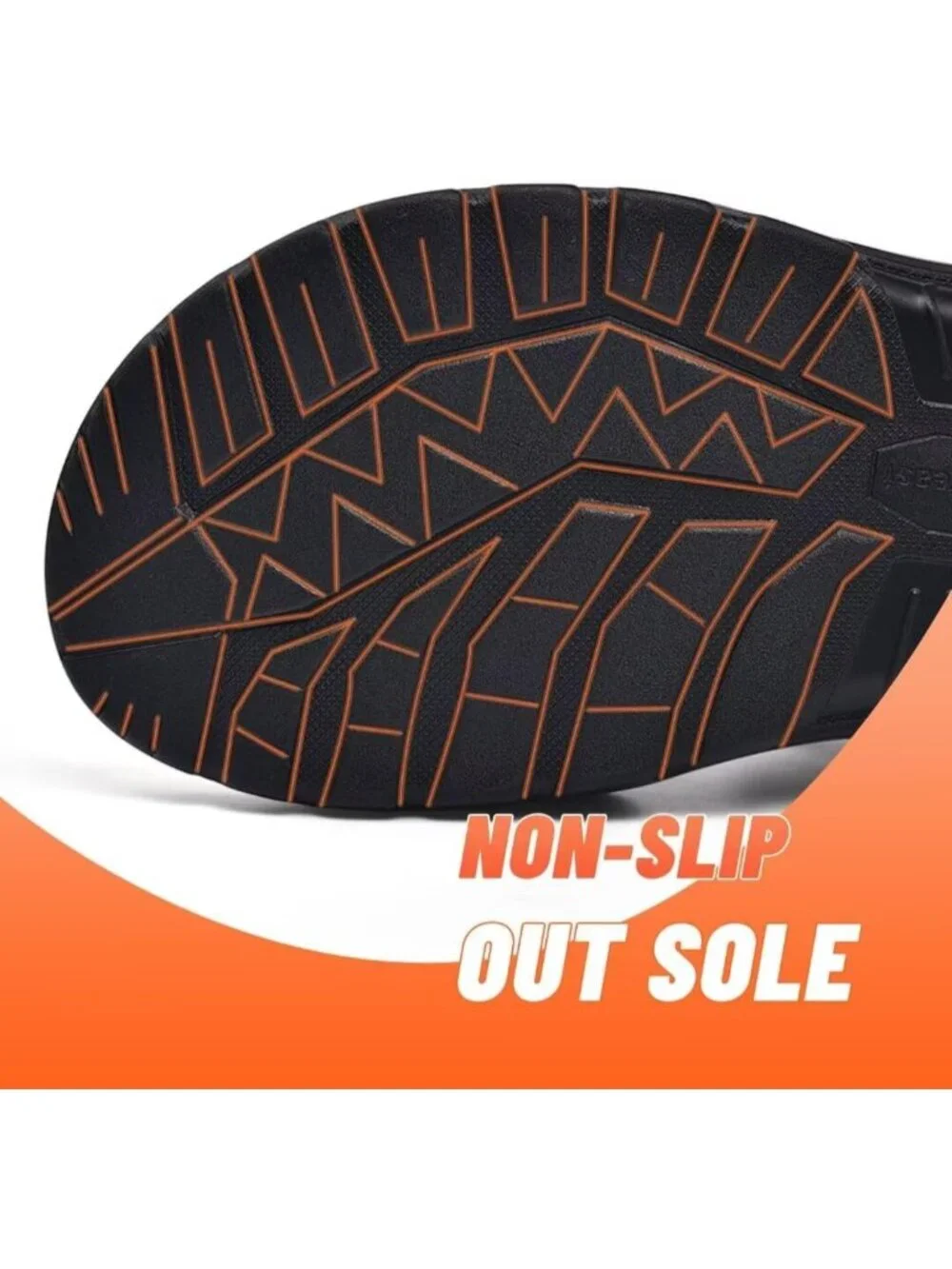 Men's Brown Athletic Sandals Open Toe Hiking Outdoor Non-slip Sandals Casual